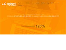 Tablet Screenshot of digimeta.com.br